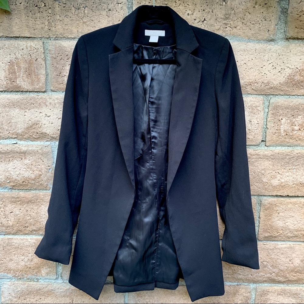 Long trench style blazer